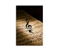 GFGPSALZU Music in The Dark Is A Very Different Than That You See of An Fashionable Wall Decor - Hanging Art Poster And Mural24x36inch(60x90cm)