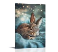 GFGPSALZU Pet Poster Magic, Enchanting Bunny Dreams Fashionable Wall Decor - Hanging Art Poster And Mural08x12inch(20x30cm)
