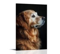 GFGPSALZU Pet Poster Majestic, Regal Golden Retriever Portrait Fashionable Wall Decor - Hanging Art Poster And Mural16x24inch(40x60cm)