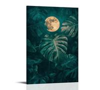 GFGPSALZU Plant Poster- Jungle Dreams - Where Monstera Meets Moonlight Fashionable Wall Decor - Hanging Art Poster And Mural16x24inch(40x60cm)