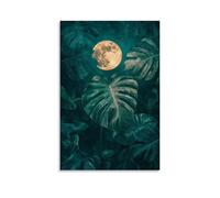 GFGPSALZU Plant Poster- Jungle Dreams - Where Monstera Meets Moonlight Fashionable Wall Decor - Hanging Art Poster And Mural12x18inch(30x45cm)