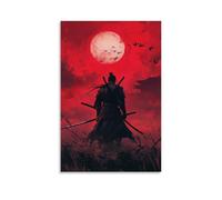 GFGPSALZU Samurai- Shadows of The Crimson Dawn Fashionable Wall Decor - Hanging Art Poster And Mural24x36inch(60x90cm)