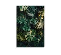 GFGPSALZU Tropical Jungle Poster- Where Monstera Dreams Come Alive Fashionable Wall Decor - Hanging Art Poster And Mural24x36inch(60x90cm)