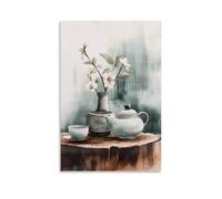 GFGPSALZU Watercolor Zen Still Life Poster for Cozy And Peaceful Wall Art Fashionable Wall Decor - Hanging Art Poster And Mural24x36inch(60x90cm)