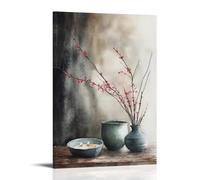 GFGPSALZU Watercolor Zen Still Life Print for Peaceful And Cozy Spaces Fashionable Wall Decor - Hanging Art Poster And Mural16x24inch(40x60cm)