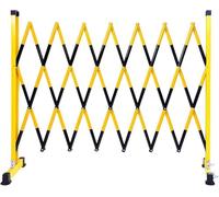 GFHOOZ Heavy-Duty Steel Gate with Wheels for Subway/Bus Stops 1.2m x 6m Easy Installation & Secure Design for Safe Entry and Exit Access