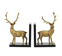 GFHTRELY Bookends Library Non-slip Bookends Ornaments Bookshelves Bookcases Wall Cabinets TV Desk Accessories Bookshelf