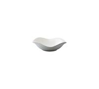 GFHTRELY Dinner Tray Hotel Ceramic White Porcelain Soup Plate Stir-fry Irregular Special Local Restaurant Deep Bowl Dinner Plate(13 in)