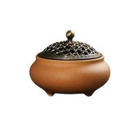 GFHTRELY Incense Burner Ceramic Incense Burner Agarwood Aromatherapy Creative Office Study Home Decoration Censer(E)