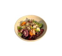 GFHTRELY Salad Bowl 8.6 In Ink-Splash Ceramic Salad Bowl Large Deep Plate With Design Fruit Curry Noodle Soup Set Fruit Bowl