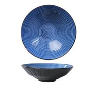 GFHTRELY Soup Bowl Creative Large Capacity Commercial Soup Bowl Household Retro Ceramic Bamboo Hat Noodle Salad Bowl