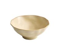GFHTRELY Soup Bowl Creative Retro Ceramic Ramen Bowl Household Tall Bamboo Hat Soup Stew Salad Bowl