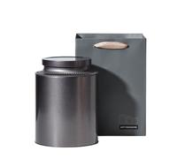 GFHTRELY Tea Can Bulk Tea Storage Container Jar Large Capacity Round Tin Can Empty Kitchen Retro Set Single Tea Caddy(B)