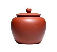 GFHTRELY Tea Can Purple Sand Storage Jar Retro Enamel Tea Jar Sealed Tea Jar Bulk Sugar Jar Food Storage Container with Lid Kitchen Tea Jar Tea Caddy(01)