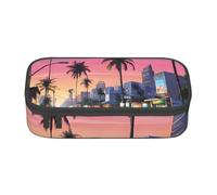 Gfhwpxcnb The Old Hollywood Pencil Case Large Capacity Pencil Pouch Pen Bag Stationery Organizer Office Makeup Bag with Compartment for Girls Boys and Adults