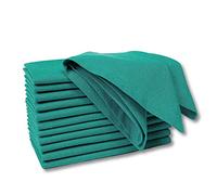 GFI Linen Club 100% Cotton Ultra Soft Premium Quality Dinner Napkins Cloth Napkins with Mitered Corners, Durable Hotel Quality, Pre-Washed Set of 12 18x18 Inch