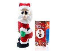 Gfilay Twerking Santa Claus, 14" Dancing Christmas Animated Toy Singing Spanish Song, Xmas Santa for Kids