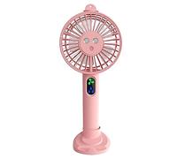 GFJHdfhE Mini Fan for Outdoor Portable Handheld Fan Misting For Travel 3 Wind Speed Cooling For Outdoor Indoor Women Makeup & Lash(Pink,2000mah)