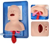 GFLCWYP Advanced Infant Tracheal Intubation Manikin,Endotracheal Intubation Simulator,Pediatric Airway Management Teaching Aid Kit for Nursing Skills Training