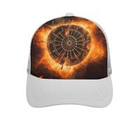 GFLFMXZW Baseball Cap for Women Men Dart Board Golf Dad Hat Adjustable Unisex Baseball Hat Trucker Hat, Gray-dart Board, 6