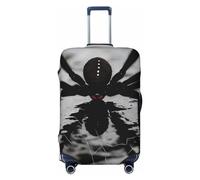 GFLFMXZW Black Spider Luggage Cover Stylish Suitcase Covers Washable Stretch Suitcase Protector Anti-Scratch Travel Baggage Covers for 18-31 inch Luggage, Black, S