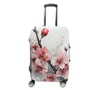 GFLFMXZW Cherry Blossom Watercolor Luggage Cover for Suitcase Tsa Approved Stylish Suitcase Covers Washable Stretch Suitcase Protector Anti-Scratch Travel Baggage Covers for 19-32 Inch Luggage, style,