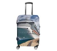 GFLFMXZW Cruise Ship Luggage Cover for Suitcase Tsa Approved Stylish Suitcase Covers Washable Stretch Suitcase Protector Anti-Scratch Travel Baggage Covers for 19-32 Inch Luggage, style, L, Luggage