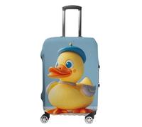GFLFMXZW Cute Diorama Duck Luggage Cover for Suitcase Tsa Approved Stylish Suitcase Covers Washable Stretch Suitcase Protector Anti-Scratch Travel Baggage Covers for 19-32 Inch Luggage, style, XL,