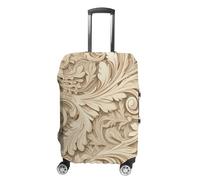 GFLFMXZW Flower Vine Pattern Luggage Cover for Suitcase Tsa Approved Stylish Suitcase Covers Washable Stretch Suitcase Protector Anti-Scratch Travel Baggage Covers for 19-32 Inch Luggage, style,