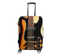 GFLFMXZW Instrumental Guitar Luggage Cover for Suitcase Tsa Approved Stylish Suitcase Covers Washable Stretch Suitcase Protector Anti-Scratch Travel Baggage Covers for 19-32 Inch Luggage, style, M,