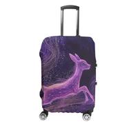 GFLFMXZW Jump Out of The Mist Luggage Cover for Suitcase Tsa Approved Stylish Suitcase Covers Washable Stretch Suitcase Protector Anti-Scratch Travel Baggage Covers for 19-32 Inch Luggage, style, L,