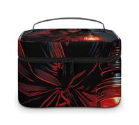 GFLFMXZW Makeup Bag Travel Cosmetic Bag for Women Holding A Lantern Makeup Pouch for Purse Large Makeup Organizer Case Receiving Bag, Holding a Lantern, 25x18x15cm, Cosmetic Bag