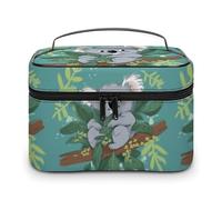 GFLFMXZW Makeup Bag Travel Cosmetic Bag for Women Koala Vine Cartoon Makeup Pouch for Purse Large Makeup Organizer Case Receiving Bag, Koala vine cartoon, 25x18x15cm, Cosmetic Bag