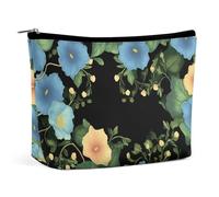 GFLFMXZW Makeup Bag Travel Cosmetic Bag for Women Morning Glory Makeup Pouch for Purse Large Makeup Organizer Case, Morning glory, One Size, Cosmetic Bag