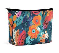 GFLFMXZW Makeup Bag Travel Cosmetic Bag for Women Palette Style Pattern Makeup Pouch for Purse Large Makeup Organizer Case, Palette Style Pattern, One Size, Cosmetic Bag