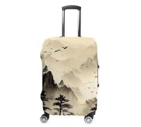 GFLFMXZW Mountains And Trees Luggage Cover for Suitcase Tsa Approved Stylish Suitcase Covers Washable Stretch Suitcase Protector Anti-Scratch Travel Baggage Covers for 19-32 Inch Luggage, style, M,