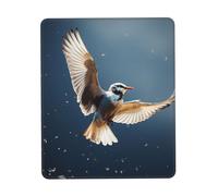 GFLFMXZW Small Mousepad Bird Migration Mousemat with Non-Slip Rubber Base Mini Mousepad for Wireless Mouses Laptop Mousepads for Men Women Computer Keyboard mat Desk Pad 10 x 12 inch