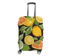 GFLFMXZW Travel Luggage Cover Elastic Suitcase Cover Citrus Fruit Pattern Luggage Covers Luggages Protector Covers for Travel Anti-Scratch Luggages Decorative Cover for Adult, citrus fruit pattern,