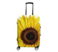 GFLFMXZW Travel Luggage Cover Elastic Suitcase Cover Flower Sunflower Luggage Covers Luggages Protector Covers for Travel Anti-Scratch Luggages Decorative Cover for Adult, Flower Sunflower, L