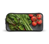 GFLFMXZW Wide Opening Pencil Case Large Capacity Pencil Pouch A Big Bunch of Beets Pencil Bag Aesthetic Pen Bag Zipper Cosmetic Bag Portable Coin Pouch for Office Organizer