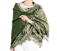 GFM® Floral Mosaic Pattern Pashmina Style Scarf Shawl (MSC-A)