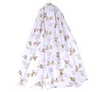GFM® Labrador Retriever Dogs Print Scarf (FS)(LBDG-132-C-SFD-White)