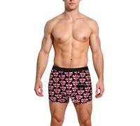 GFM® Mens Underwear Boxers - Union Jack British Flag Pattern (UK, Alpha, XXL, Regular, Regular, Lovehearts Flags)(UW-UJ-Boxer-P002-LVHTS-2XL)