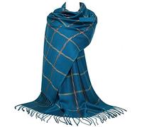 GFM® Pashmina Style Scarf Shawl-Rope Design- Teal - (Pash-2109-GHTL)
