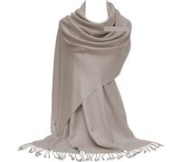 GFM® Pashmina Style Wrap Scarf - All Seasons - Twill Weave Soft - B9 (Nb9-Light Beige)