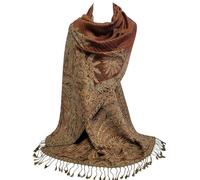 GFM® Phoenix Mosaic Pattern Pashmina Style Scarf (MSC-A) (Pnx-Phoenix-Copper Brown)(Pash-PNX-CPKEK)