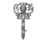 GFM® Scottish Thistle, Celtic, Irish Symbols Brooches or Pins (BRCH-SCOT-D-35)