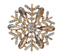 GFM® Snowflake Christmas Brooch - (BRCH-SNFLK-A)