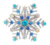GFM® Snowflake Christmas Brooch - (BRCH-SNFLK-A)