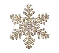 GFM® Snowflake Christmas Brooch - (BRCH-SNFLK-BB) (752-Diamantes)(BRCH-SNFLK-752-DMT)